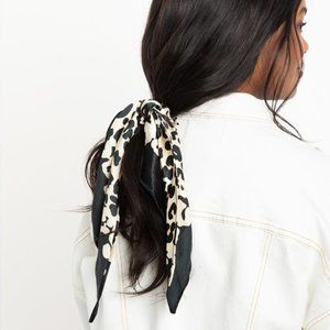 🐆 NEW Eloquii Leopard Print Scrunchie with Scarf
